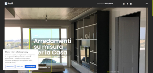Anteprima Progetto MobilificioSanti.com